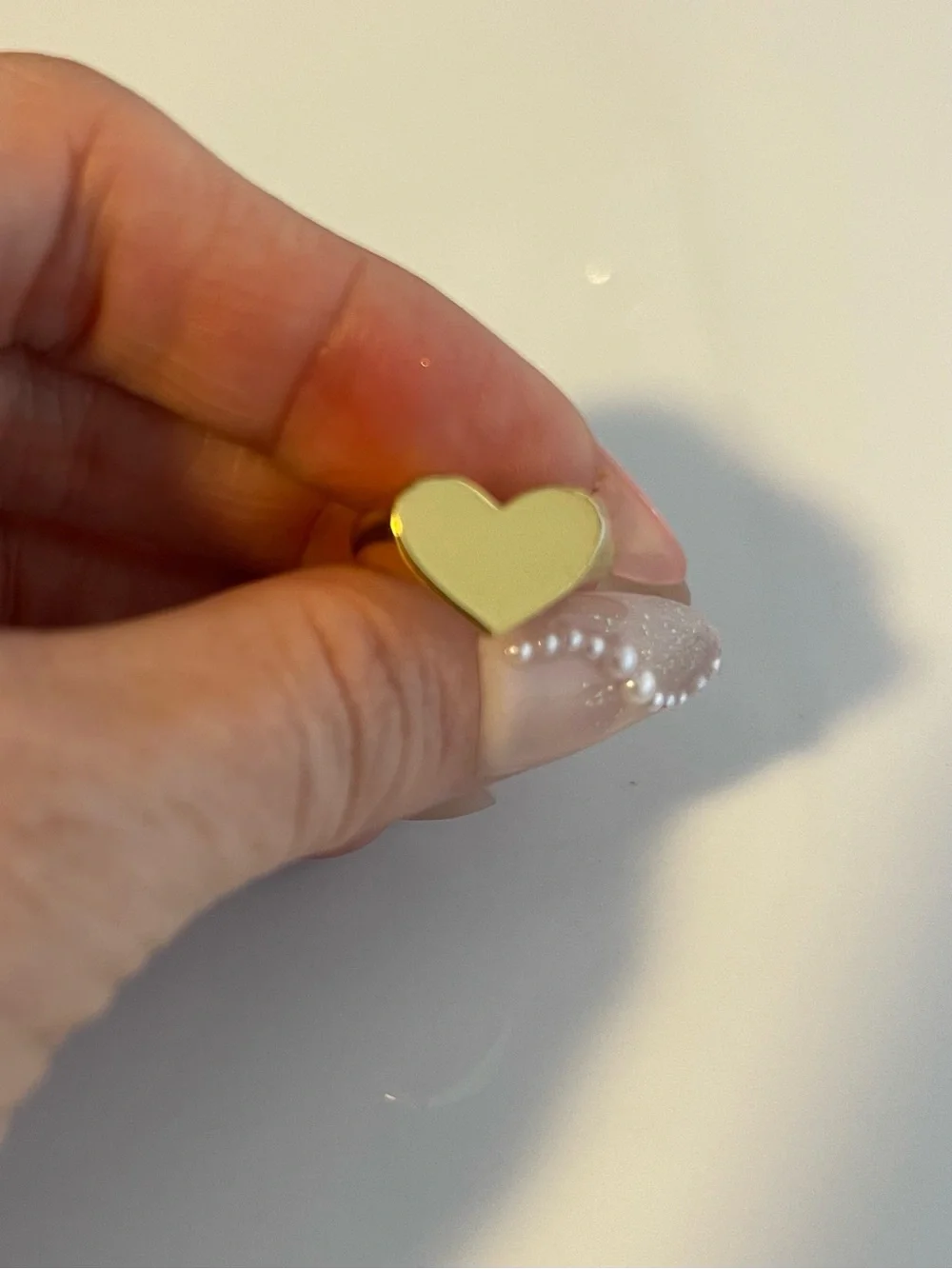 Gorjana Gold Heart Signet Pinkie Ring